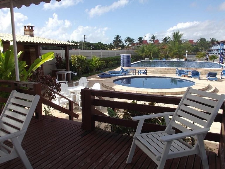 FLAT PRAIA TAPERAPUAN - 500 MTS AXE MOI