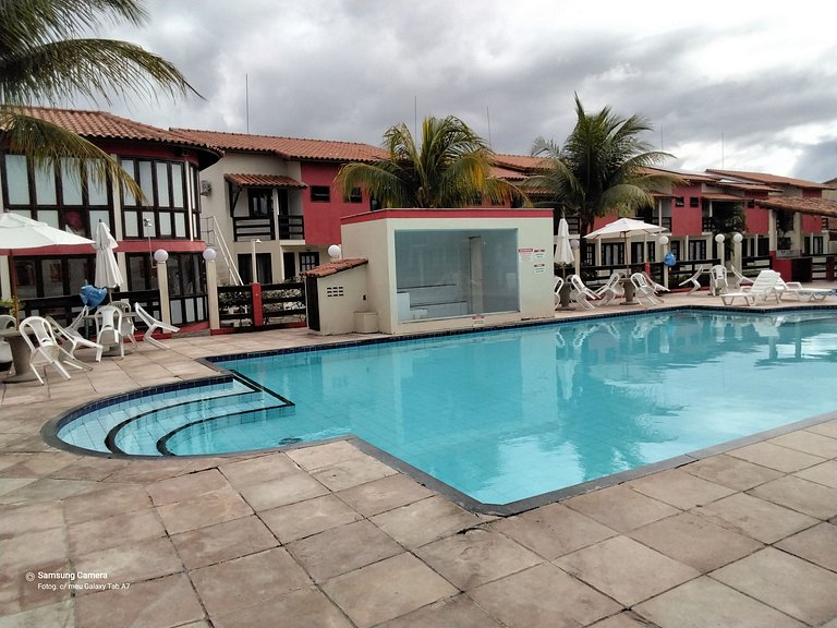 Duplex 2 Suites Taperapuan 200 mts da praia com churrasqueir
